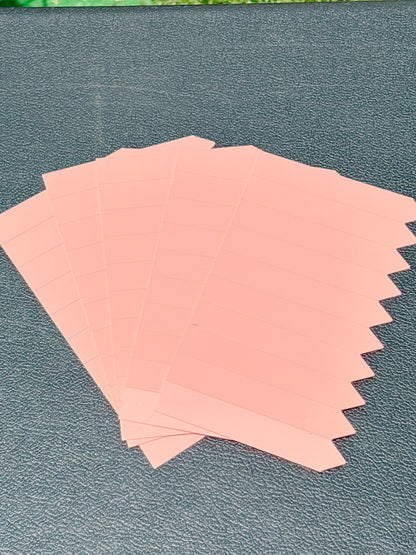 ラインラベル　サーモンピンク　50枚