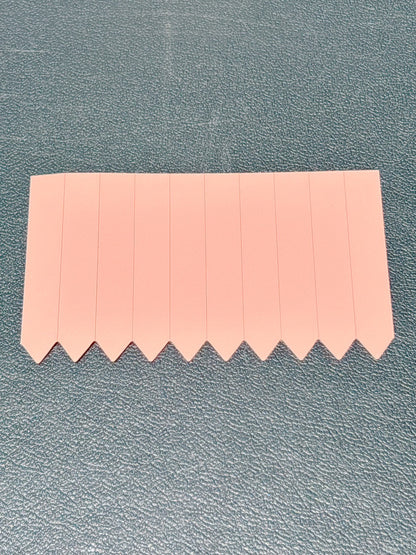 ラインラベル　サーモンピンク　50枚